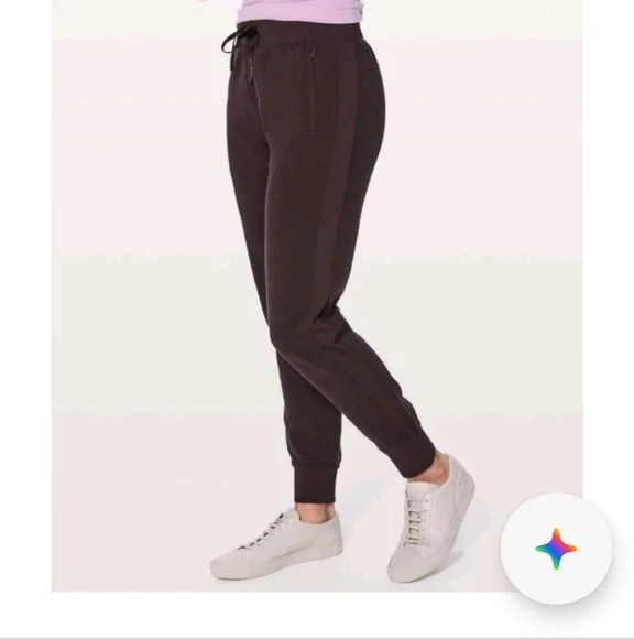 Lululemon Get Going Joggers In Black Cherry  Size 4 - Picture 6 of 6